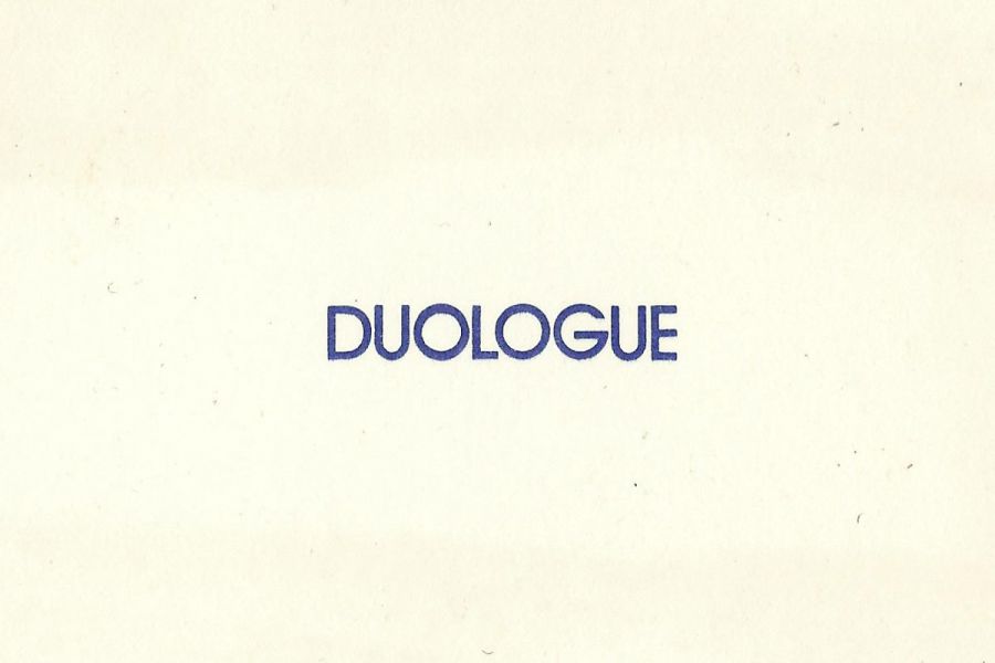 Duologue - Tom Marioni, Terry Fox